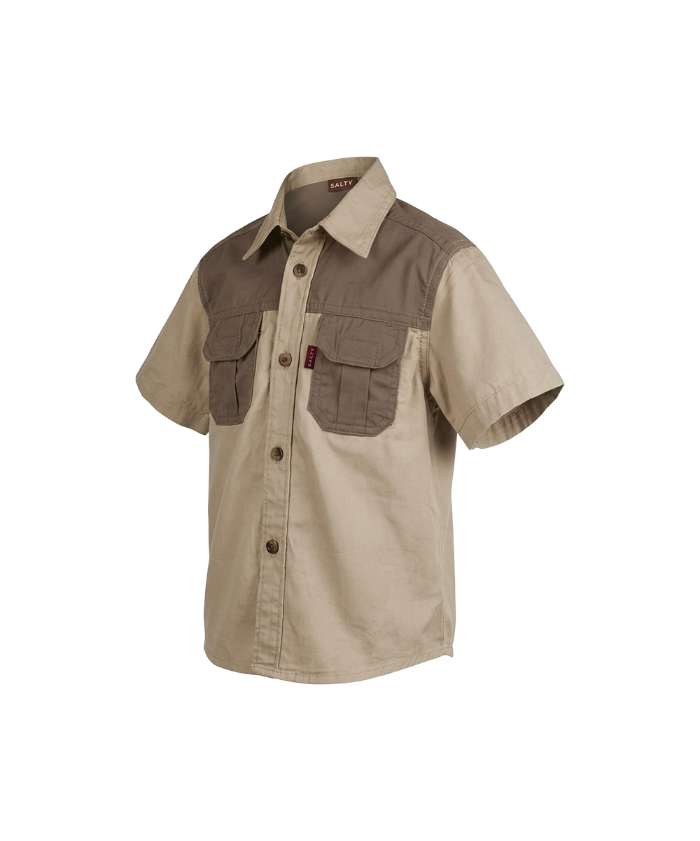 Meerkat Kid's Two Tone Bush Shirt