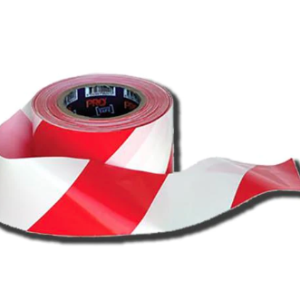 Barrier Tape 75mm x 500m x 50mic (Red & White)