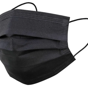 3 Ply Black Face Mask