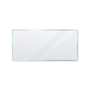 Clear Lens Glass 3Mm 108 X 51