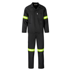 Trade Polycotton Conti Suit - Reflective Arms & Legs - Yellow Tape