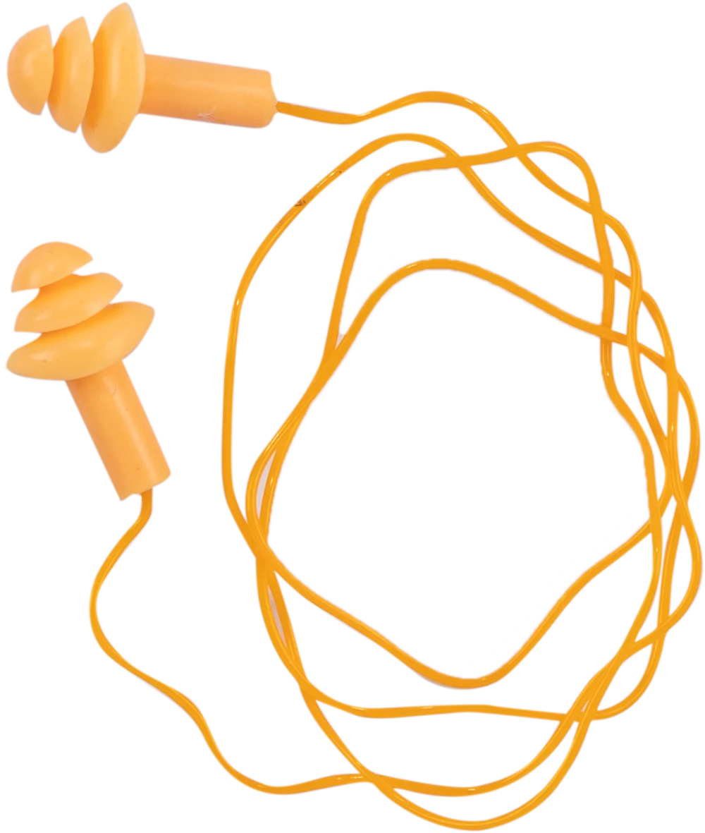Reusable Earplug Orange Corded