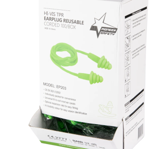 Hi-Viz Reusable Corded Earplugs