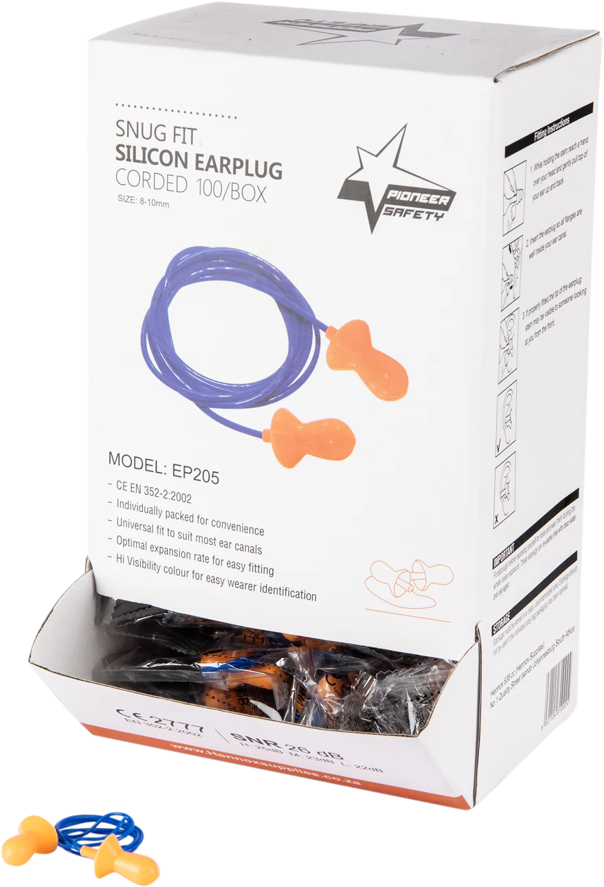 Corded Silicone Reusable Earplugs