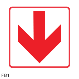 Location of Fire Fighting equipment safety sign (FB1)