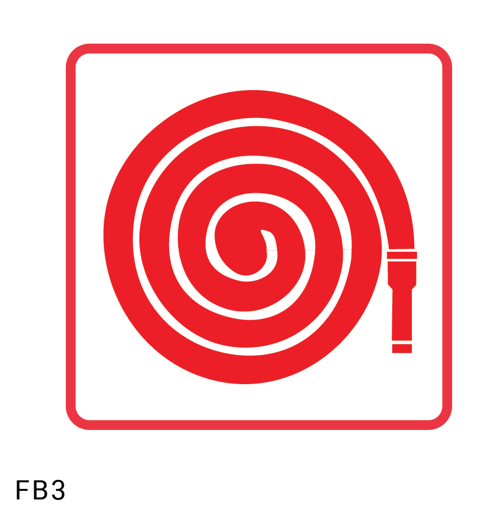 Fire Hose Reel safety sign (FB3)
