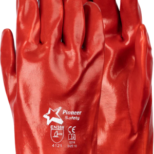 Pioneer Red Pvc 27Cm Open Cuff
