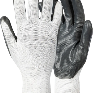 Econo Nitrile Dipped Gloves - Grey