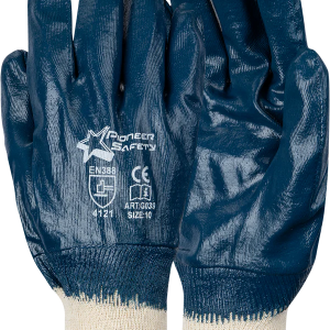 Nitrile Fully Dipped Gloves - Navy