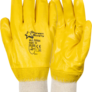 Nitrile Fully Dipped Yellow Gloves