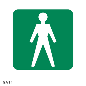 Gents Toilet safety sign (GA11)