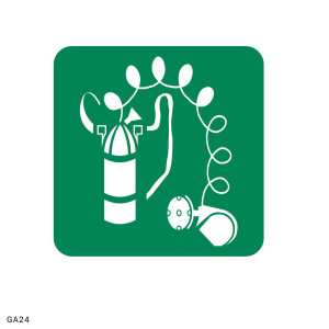 Breathing Apparatus safety sign (GA24)