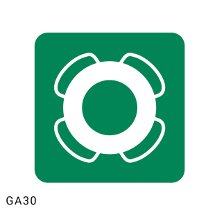 Life Buoy safety sign (GA 30)