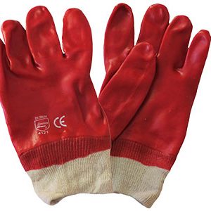 Pvc Knit Wrist Glove