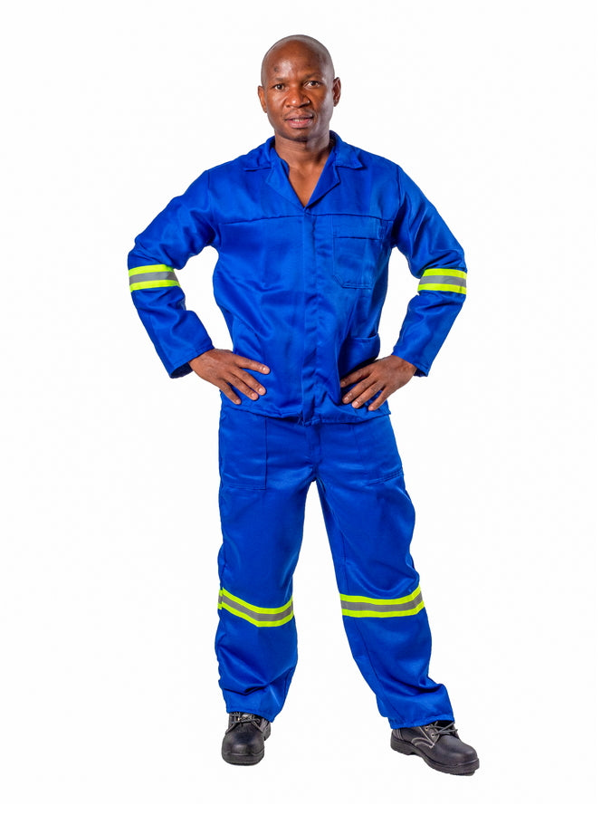 Poly Cotton Conti Suits With Tape