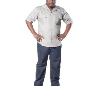 Mens Flame Long Sleeve Shirt