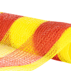 Barrier Netting Orange/Yellow Woven