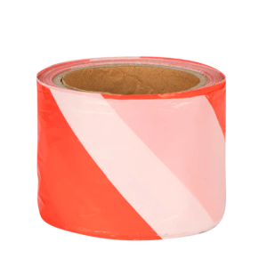 Barrier Tape Red and White 100m Roll