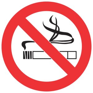 No Smoking SABS safety sign (PV1)