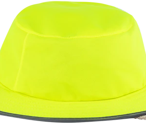 Lime hat With Reflective Tape