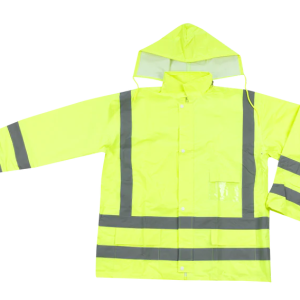 Poineer Hi-Viz Rain Jacket Lime