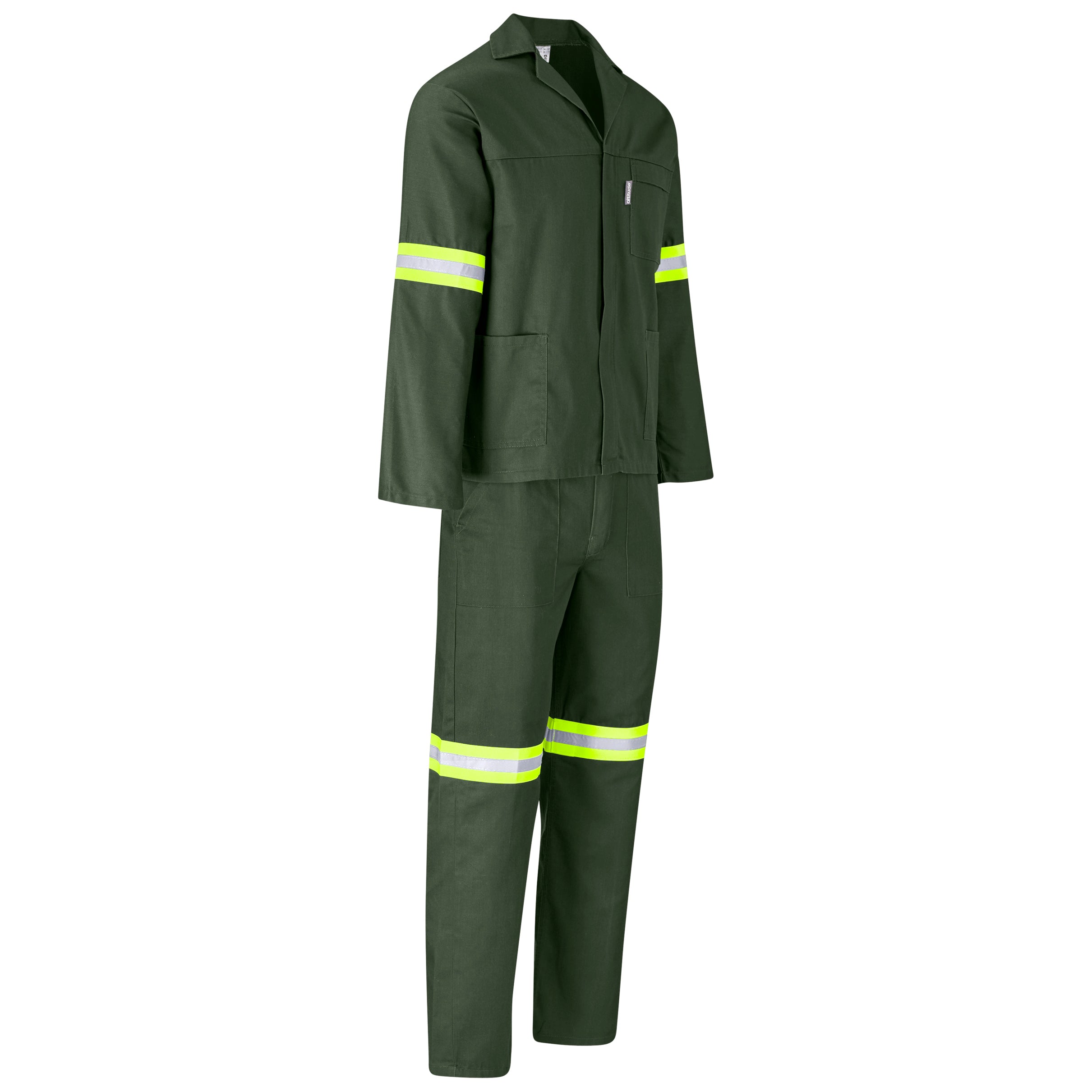 Acid Resistant Poly Cotton Conti Suit - Reflective Arm & Legs