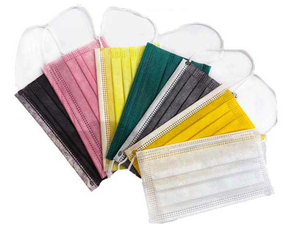 Kids 3 Ply Coloured Disposable Mask - 50 pcs per box
