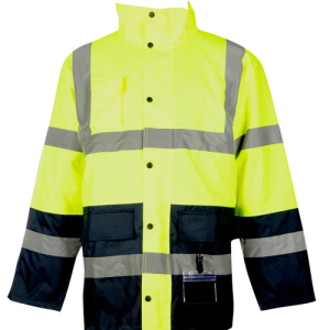 High Visibility Two Tone Freezer Traffic Jacket