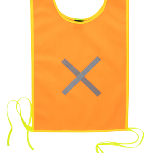 Orange Reflective Mesh Maxi Bib