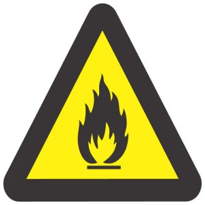 Beware Of Fire Hazard SABS safety sign (WW2)