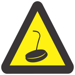 Beware Of Magnet Crane SABS safety sign (WW30)