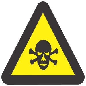 Beware Of Poisonous Substances SABS safety sign (WW5)