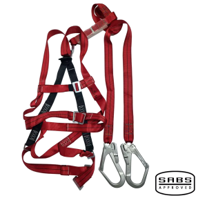 Pinnacle Alpha Double Lanyard Full Body Harness Scaffold Hook With Waist Belt