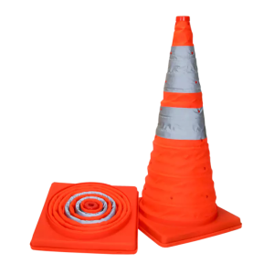 Pinnacle Foldaway Traffic Cone - 700mm