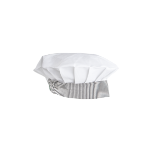 End Of Range - White & Ligne Noir Chefs Hat