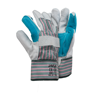Chrome Leather Reinforced Candy Stripe Gloves Premium Quality