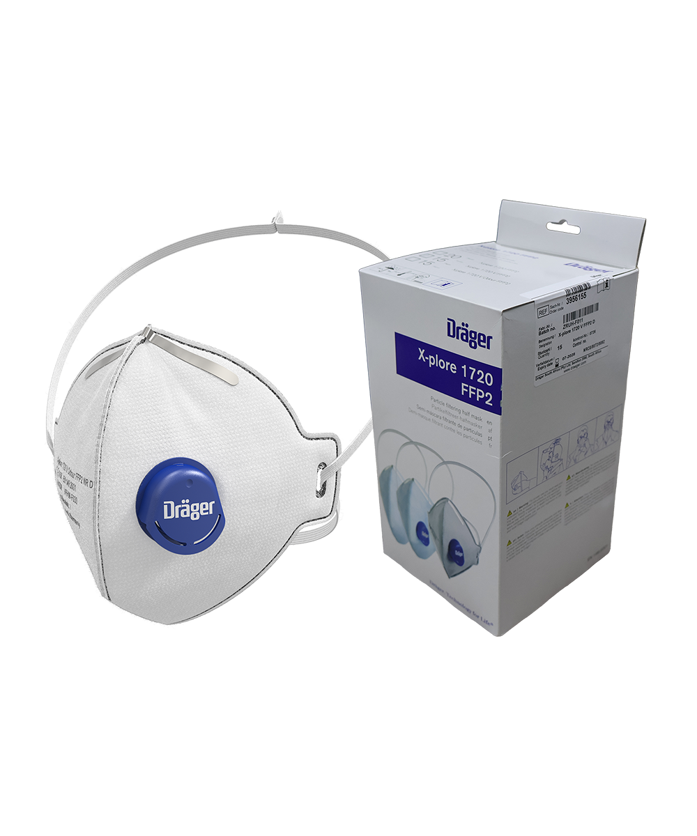 Dräger X-plore 1720 FFP2 D Mask with Valve
