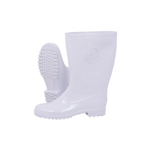Women's White/White Calf Length Gumboot