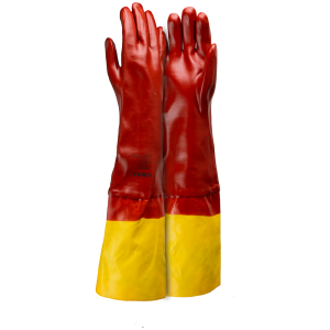 PVC Chemical And Acid Gloves - 60cm