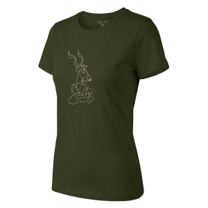 End Of Range - Salty Womens T-Shirt Kudu Signature