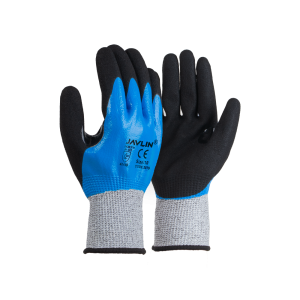 Cut 5/D Liner -fully coated nitrile glove with reinforced thumb crotch