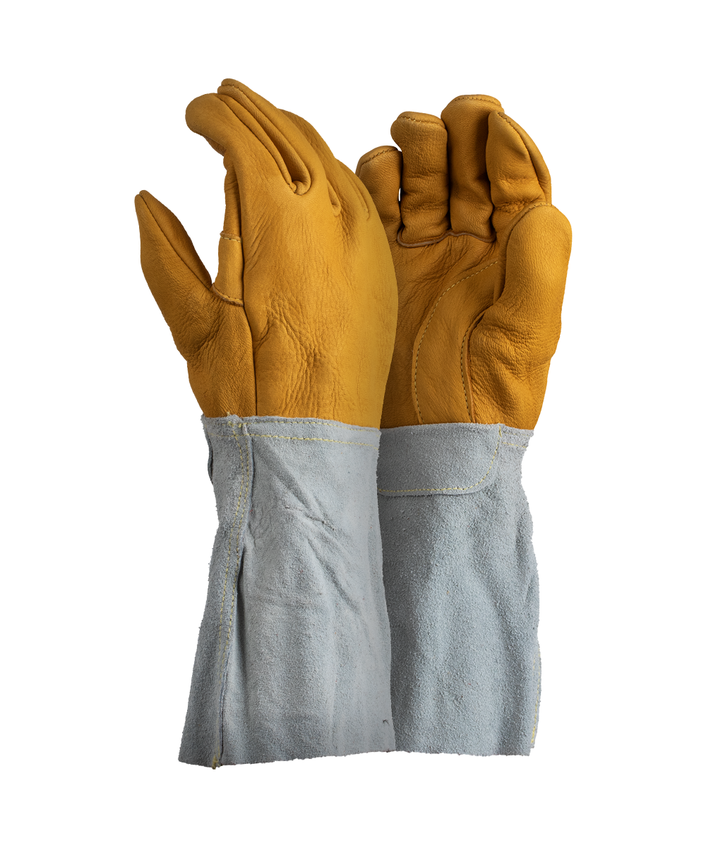 Full Grain Deerskin Gloves - 15cm Cuff