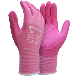 Maxiflex Women's Rose Nitrile Coated Gloves