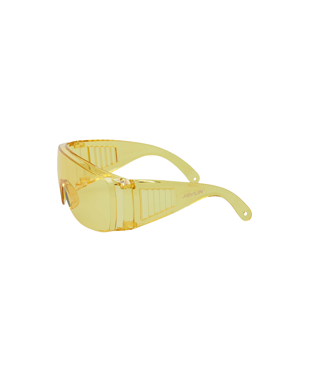 Wrap Around Anti Scratch Spectacles Amber Lens