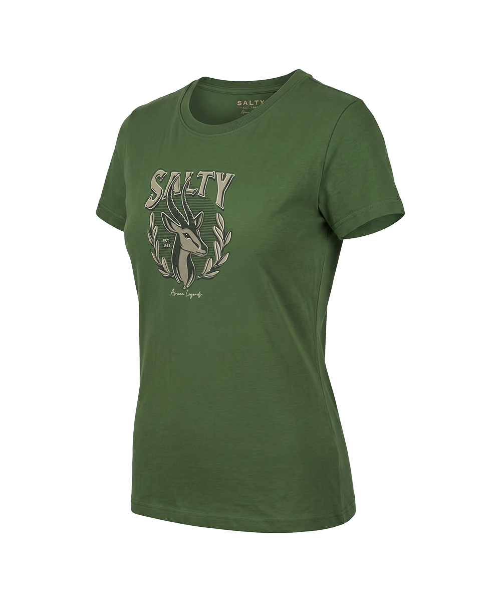Salty Women's T-Shirt Springbok Crest