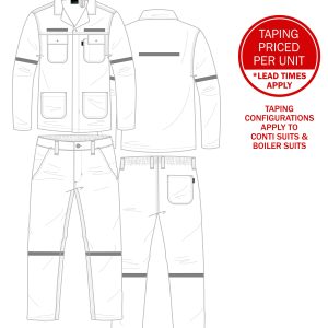 Silver, Two Arms, Two Legs, Front & Back Strip