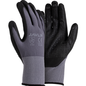 Microfoam PU Nitrile Coated Dotted Palm Flexi Gloves