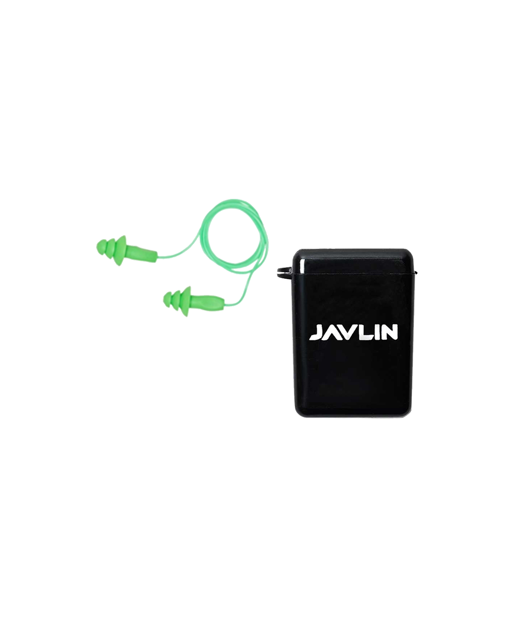 Reusable Green Corded Ear Plugs With Container