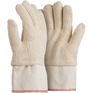 Towelling Canvas Cuff Gloves