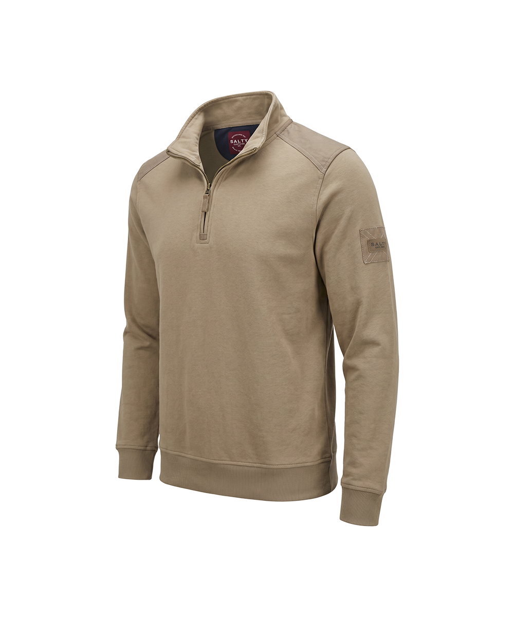 Khutse Unisex Cotton With Canvas Shoulders Sweatshirt - Image 2